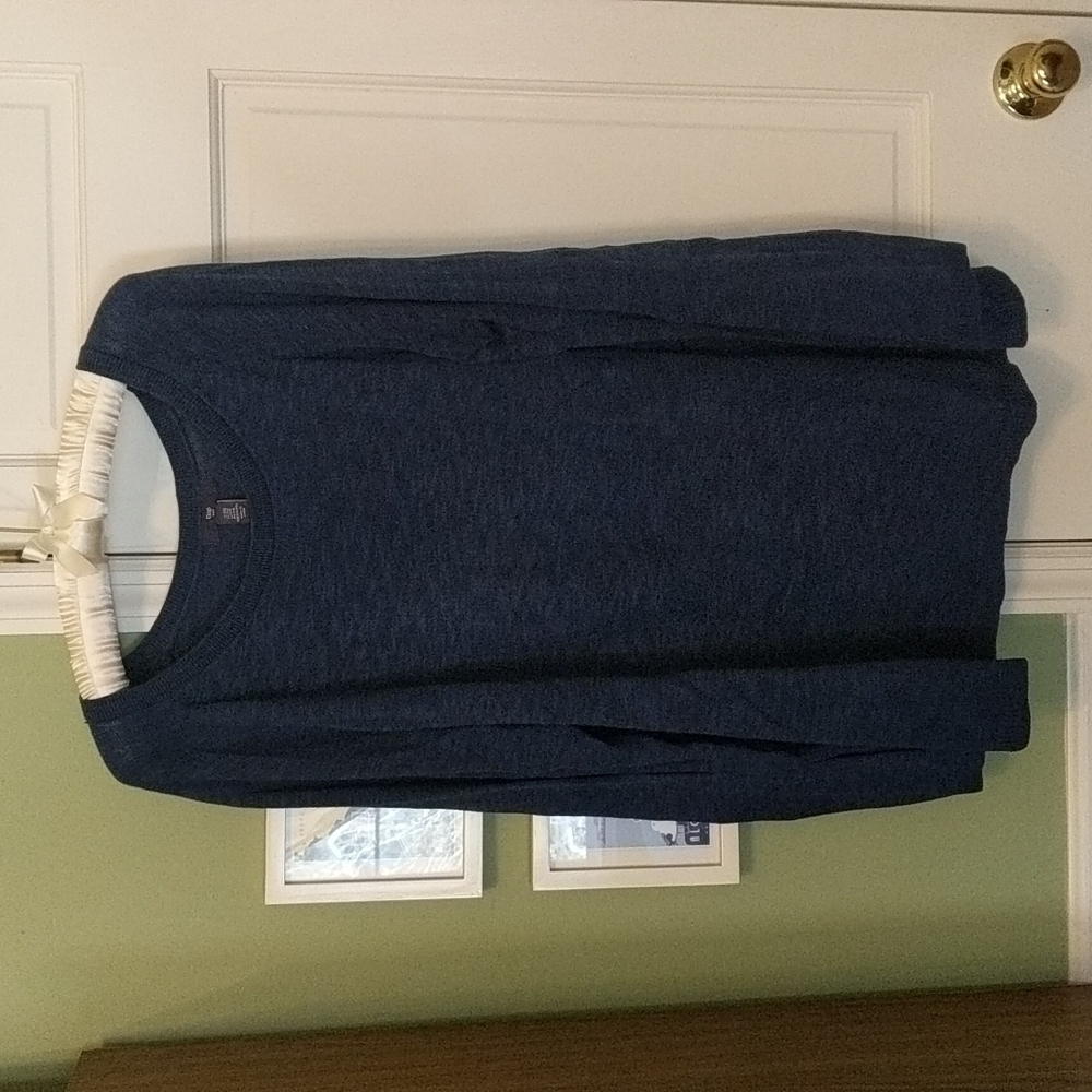 Gap Tunic Length Blue Sweater Size XXL